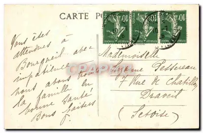 Bussière-Poitevine (Hte-Vienne) — Castelo de Busserolles (Estadia de Henri IV) — Verso