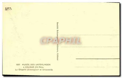 Muzeum Unterlinden — kaplica — Société Schoengauer-éditions, Colmar — Rewers