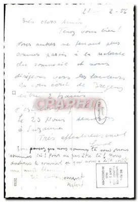 Handschriftliche Ansichtskarte — Schweiz — Verlag Bis Füll — Rückseite