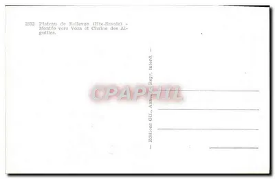 Plateau de Bollevue — Wspinaczka na Voza i łańcuch Aiguilles — Wydawnictwo GIL, Interd. — Rewers
