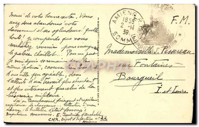Amiens — La Cathédrale. La Rose Nord — éditeur Cap, n° LL.261 — Verso