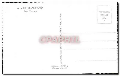 Les Dunes — littoral nord — Éditions Gaby, Nantes — Rewers