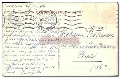 Agay — Widok ogólny — AA 12523, Drukarnia ADIA — Rewers
