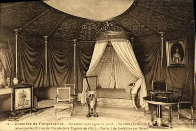 Quarto da Imperatriz — Reconstituição do quarto de Éugénie de Montalivet — Paris, 1867
