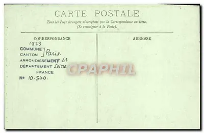 Paris — A Igreja de Saint-Sulpice — A Nave — LL. — N° 760 — Verso