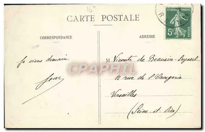 Paris - Avenida do Bois de Boulogne - Saída do Presidente da República para as Corridas de Longchamp — Verso