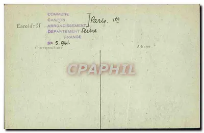 Parijs — Kerk van Sint Eustachius — De Navel — J. II. — Achterkant