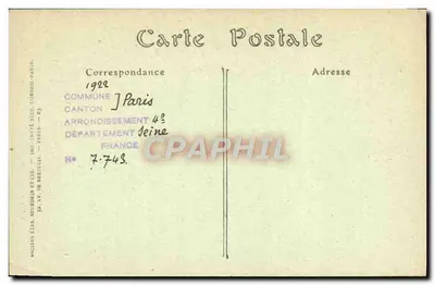 Paris — Notre-Dame. Fachada — Portão da direita. Penturas. — Verso
