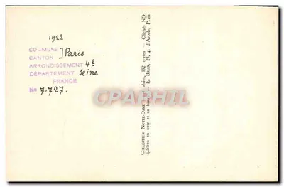 Parijs - Notre-Dame - Gevel - De Poorten - ND — Achterkant