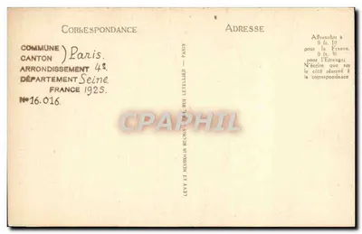 Paris - A Igreja de São Luís - Interior — LL, n°558 — Verso