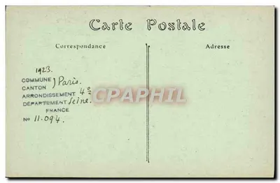 Paris — Notre-Dame — Chimère — IND. HOT. — n° 72-E.B. — Verso