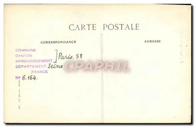 Kościół Świętego Etienne-du-Mont — Paryż — Wydawca B.L.D. nr 4043 — Rewers