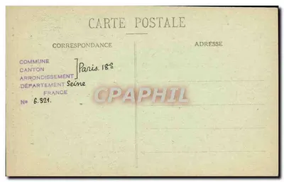 El Sagrado Corazón de Montmartre — Estatua del Caballero de la Barre — F. F. Paris — Reverso