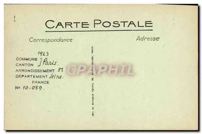 Parigi — La Rotonda del Parco Monceau — LL. n° 249 — Verso