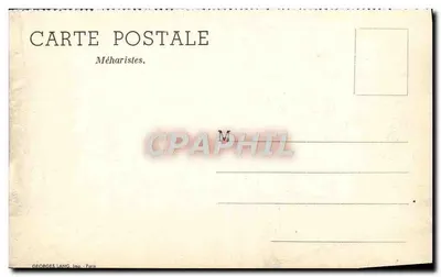 Méharistes — Editore Georges Lang, Parigi — numero di serie non visibile — Verso