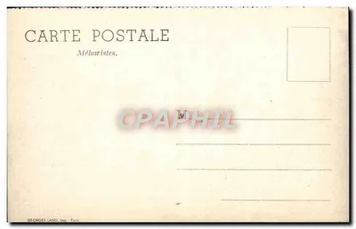 Méharistas — Editor Georges Lang, Paris — número de série não visível — Verso