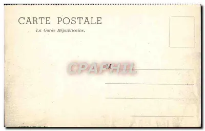 Cerimonia militare — Guardia Repubblicana — Georges Ling, Parigi — Verso