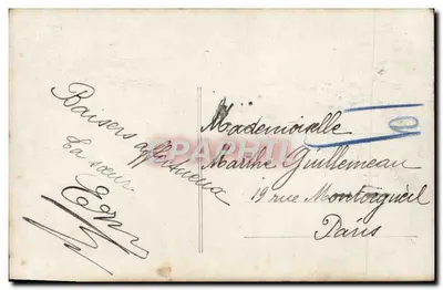 La Bonne Semaille — monumentalna rzeźba — wydawca B.A. Paryż, nr 85 — Rewers