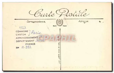 Paris — Priorado de Saint-Martin-des-Champs e a rue Réaumur — LL — Verso