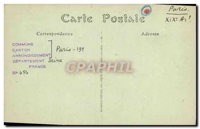 Paryż — Metro, Bulwar Villette, Rotonda — Néelrodein Frères, Imp. Paris-Cobrel, nr 686 — Rewers