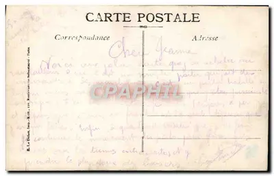 Soldado e mulher sentada — De longe, de perto, Sempre unidos — B. Le Dolyr, Paris — Verso