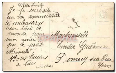 Jovem mulher — Aniversário — Editora FR, n° 407 — Verso