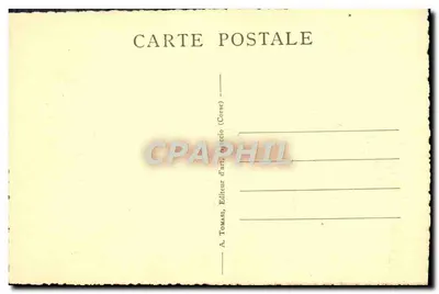 Calvi (Corsica) — vista del porto e del castello — A. Tomasz, editore d'arte, Ajaccio (Corsica) - n° 1054 — Verso