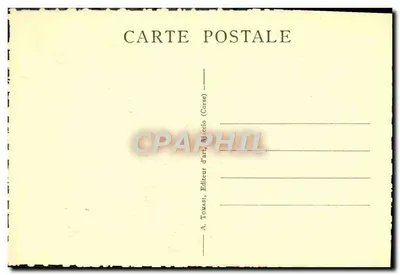 Evisa (Corsica) — vista del villaggio e delle montagne — A. Tomasi, editore d'arte, Maccio (Corsica) — Verso