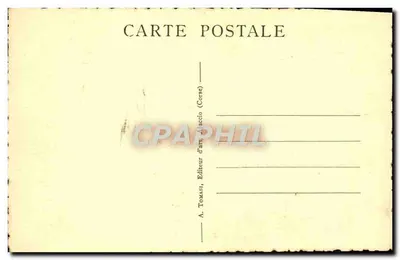 Col de Vergic — Corse — éditeur A. Tomasi — Rewers