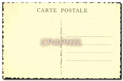 Korsyka — Most Vecchio — A. Tomasi, Wydawca Sztuki, Ajaccio (Korsyka) — Rewers