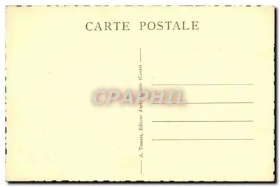 Ajaccio (Córsega) — vista panorâmica sobre o mar — A. Tomasti, editor de arte, Ajaccio (Córsega), n° 1037 — Verso