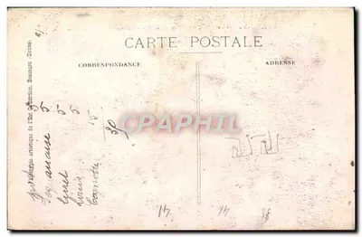 Montbéliard (Doubs) — Vista General — La Estación y el Castillo — C.L., B. — Reverso