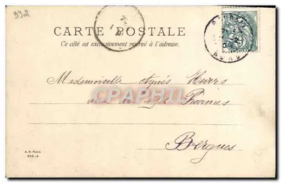 Melle De Liège — Casino de Paris — editor anônimo, número de série não visível — Verso