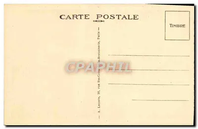 Malmaison (S.-st-O.) — Het zomerkantoor van de Eerste Consul — A. Leconte, Parijs — Achterkant