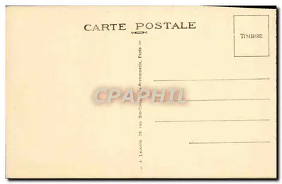 Malmaison (S.-et-O.) — L'Opale, Wagen van keizerin Joséphine — Uitgever: A. Leconte, Parijs — Achterkant