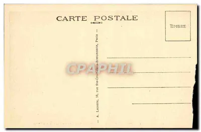 Malmaison (S.-ct-O.) — Le Château, façade ouest — éditeur A. Leconte, Paris — Verso