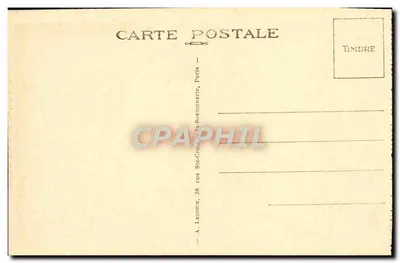 Malmaison (S.-et-O.) — A Sala da Imperatriz Joséphine — A. Lecointe, Paris — Verso