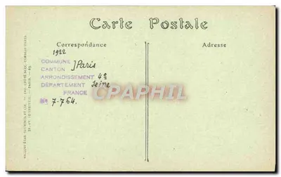 Paris — Notre-Dame — Abside. — NDHOL, n° 32-E.B. — Verso