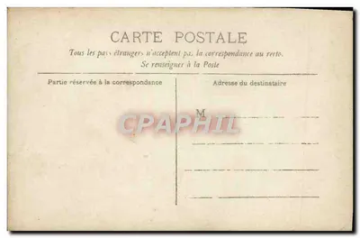 Rassemblement militaire — soldats en tenue de service devant un bâtiment — éditeur inconnu — Verso
