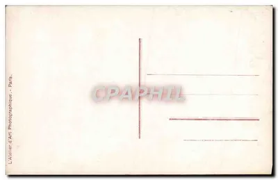 O Geral Joffre — retrato em uniforme — L'Atelier d'Art Phot. Paris — Verso