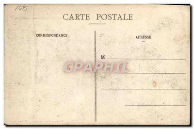 BOIS-LE-PRÊTRE - Casa Florestal e Fonte do Padre Hilarion — Guerra de 1914-15, desenho a lápis de P. Leugnet — Verso