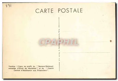 Philippe Pétain — « Je fais à la France le don de ma personne. » — E. Delatour, Paris, n° V.2002 — Rewers