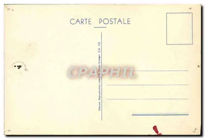 Geral francês — retrato em uniforme — Photo Draeger, n° 133 — Verso