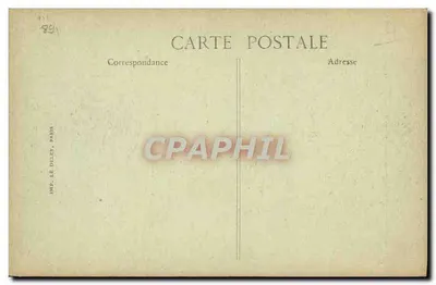 As Férias da Vitória em Paris — Antes do Desfile — Os Marechais Pétain & Foch — 14 Julho 1919 — Verso