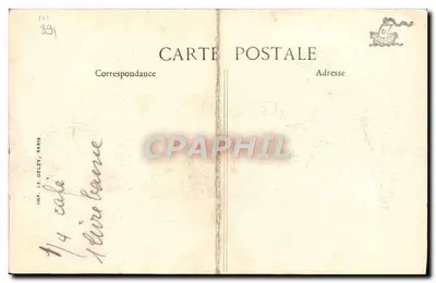 Les Fêtes de la Victoire à Paris — 14 juillet 1919 — Avant le Défilé — Les Maréchaux Pétain & Foch — Éditeur B.D. — Rückseite