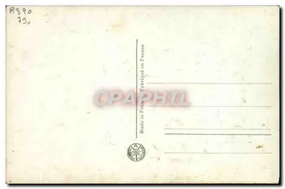 Raymond Poincaré — Dziewczyna Prezydenta Republiki (1913-1920) — Cliché Bert, Paryż — Rewers