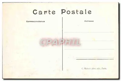 Funeral of Mr. Chauchard — 10 June 1909 — C. Makuit, phot. publ. Paris — Back