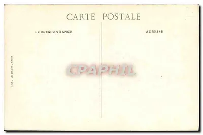 As Festas da Vitória em Paris — 13 de julho de 1919 — Nas escadas do Hôtel de Ville — M. Poincaré, o Mariscal Joffre, o Mariscal Foch — B.D. — Verso