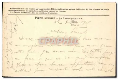 Korespondencja Armii Republiki — Karta w zwolnieniu — Mod. A — Impr. NAT. — Rewers