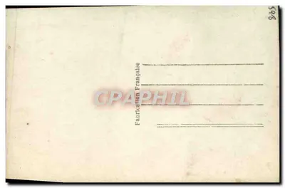Retrato de un hombre — editor desconocido — número de serie 848 — Reverso